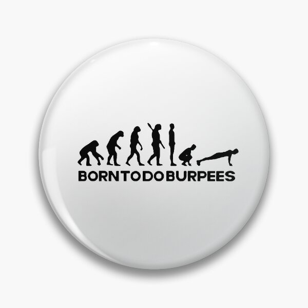 Item preview, Born to do burpees Home Workout Training Push-Ups Evolution Gift Lightweight Gift Premium Apparel Funny Holiday Xmas designed and sold by DesignByHeartUK.