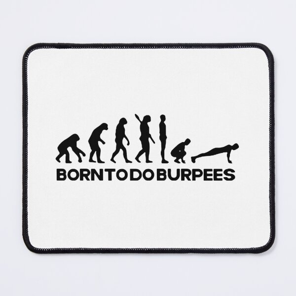 Item preview, Born to do burpees Home Workout Training Push-Ups Evolution Gift Lightweight Gift Premium Apparel Funny Holiday Xmas designed and sold by DesignByHeartUK.