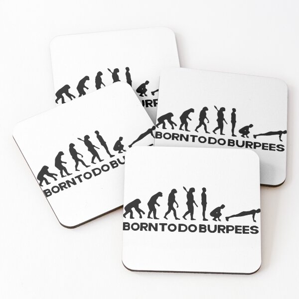 Item preview, Born to do burpees Home Workout Training Push-Ups Evolution Gift Lightweight Gift Premium Apparel Funny Holiday Xmas designed and sold by DesignByHeartUK.