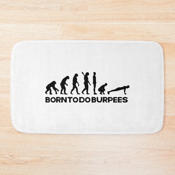 Item preview, Born to do burpees Home Workout Training Push-Ups Evolution Gift Lightweight Gift Premium Apparel Funny Holiday Xmas designed and sold by DesignByHeartUK.