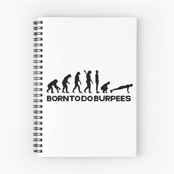 Item preview, Born to do burpees Home Workout Training Push-Ups Evolution Gift Lightweight Gift Premium Apparel Funny Holiday Xmas designed and sold by DesignByHeartUK.