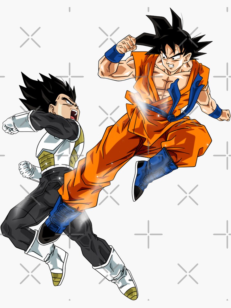 golden frezzer and goku ss blue Art Board Print by angelusdark