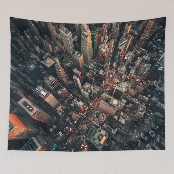 Item preview, aerial view of manhattan designed and sold by franckreporter.
