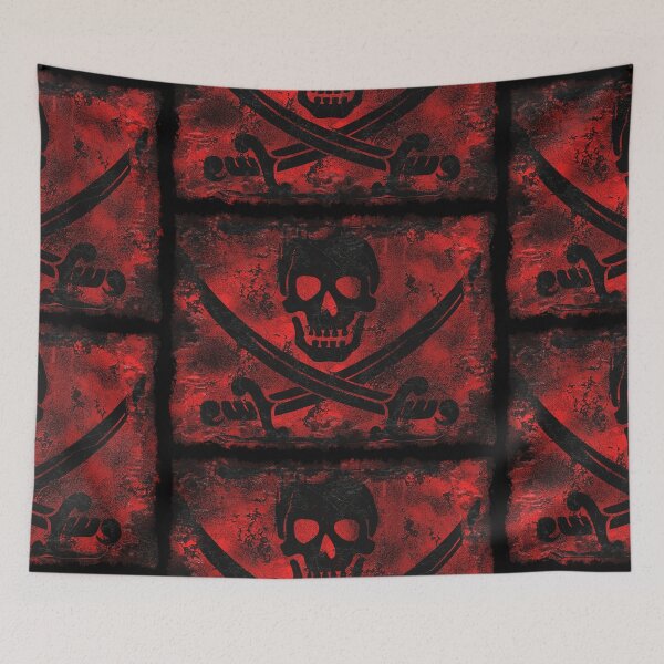 Item preview, Skull with Crossed Swords Creepy Artwork designed and sold by NaturePrints.
