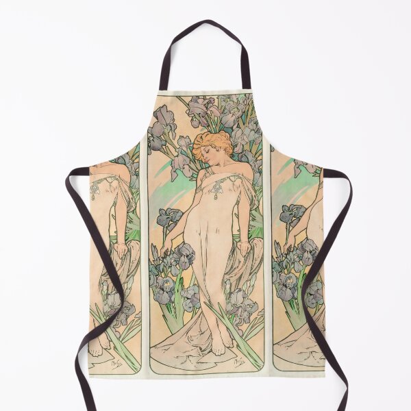 Item preview, The Flowers: Iris - Alphonse Mucha 1898 designed and sold by Gin  Neko.