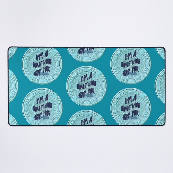 I'm a Human of HR Blue Desk Mat