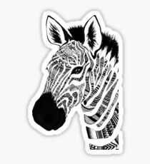 Zebra Sticker