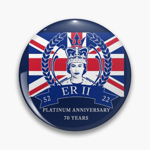 Item preview,  Queen Elizabeth II PLATINUM Jubilee 70 Years with Union Jack designed and sold by Greenbaby.