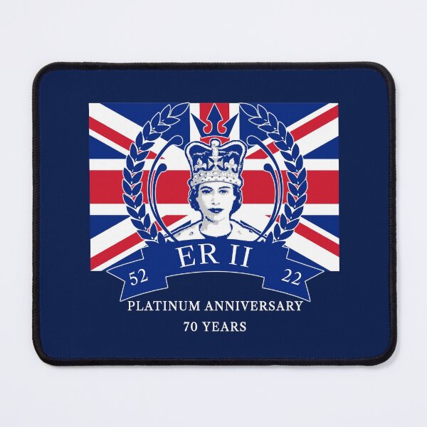 Item preview,  Queen Elizabeth II PLATINUM Jubilee 70 Years with Union Jack designed and sold by Greenbaby.