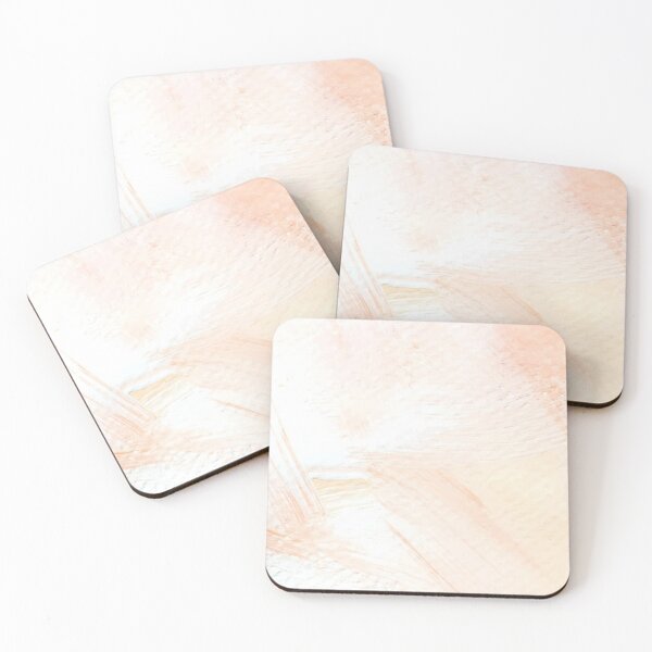 Item preview, Pink and Peach Painted Canvas  designed and sold by Dollfacedesign.