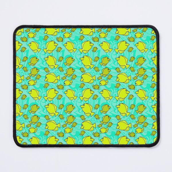 Item preview, Yellow Tangs on Swirling Sea designed and sold by Kim H Ritter.