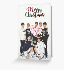 BTS Christmas Card Greeting Card