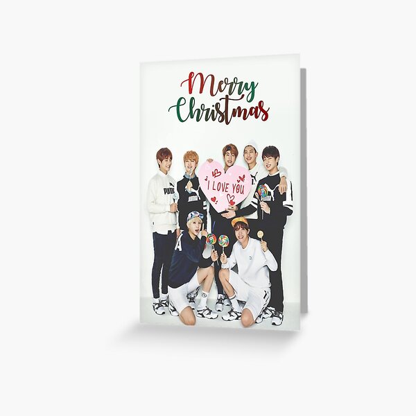 BTS Weihnachtskarte Grußkarte