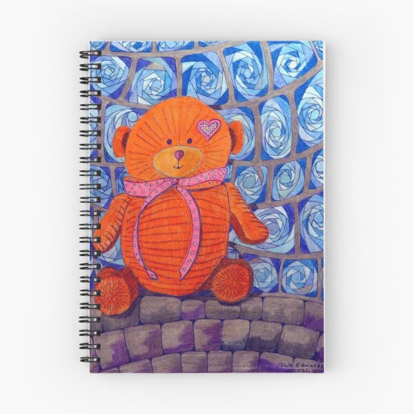Item preview, 595 - CUDDLY TEDDY BEAR - DAVE EDWARDS - COLOURED PENCILS - 2021 designed and sold by BLYTHART.