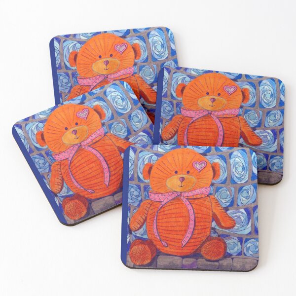 Item preview, 595 - CUDDLY TEDDY BEAR - DAVE EDWARDS - COLOURED PENCILS - 2021 designed and sold by BLYTHART.