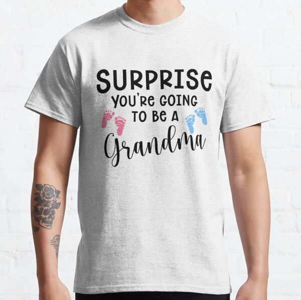 New Grammy T-shirt Pregnancy Announcement Baby Surprise Pregnancy