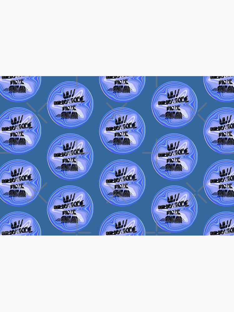 Thumbnail 3 of 3, Hardcover Journal, Less Resources, More Human Blue designed and sold by TheHumansOfHR.