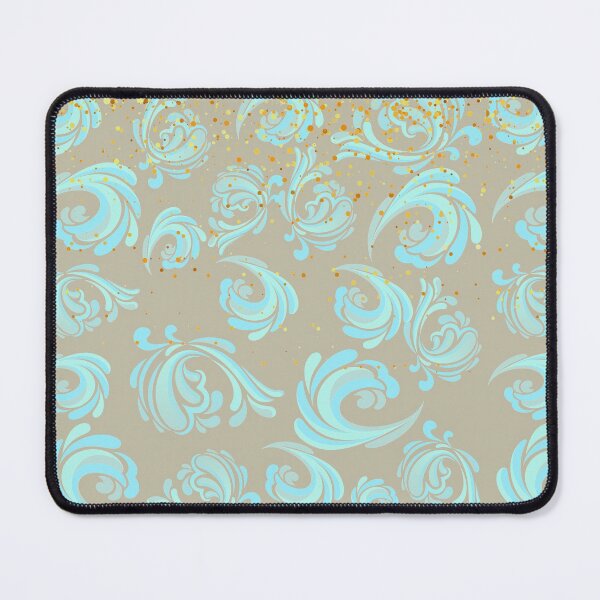 Item preview, beautiful background, turquoise, aqua and gold designed and sold by bohemedesign.