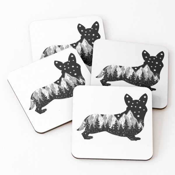 Artikelvorschau, corgi hundeliebhaber nacht berg weihnachtsgeschenk entworfen und verkauft von alaechamlal.