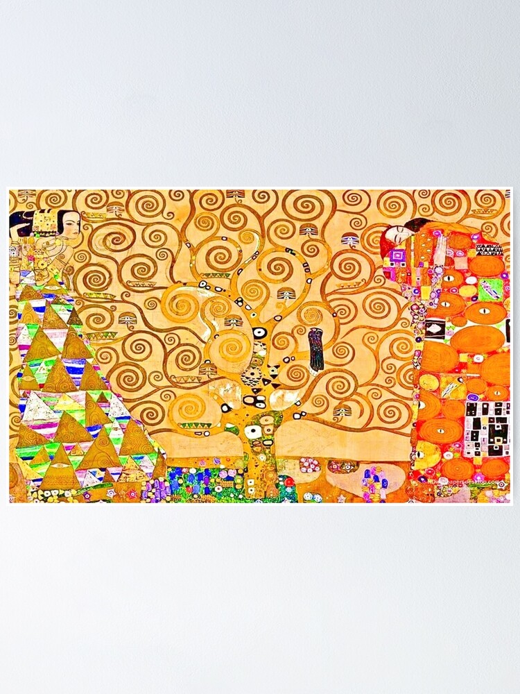 "The Tree Of Life, Stoclet Frieze, 1905 By Gustav Klimt." Poster By ...