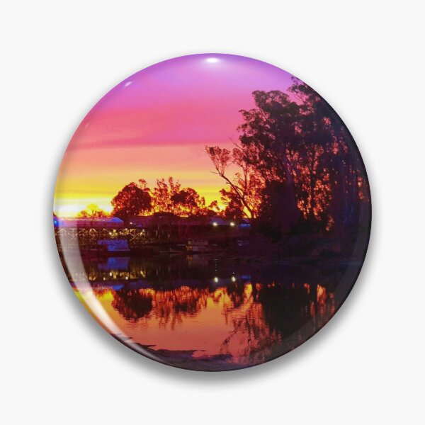 Item preview, Sunset at Echuca Wharf on the Mighty Murry River designed and sold by PollyStewart.