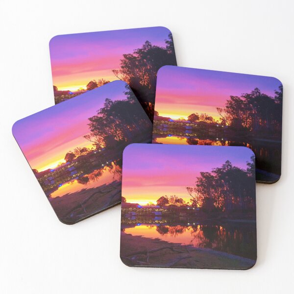 Item preview, Sunset at Echuca Wharf on the Mighty Murry River designed and sold by PollyStewart.