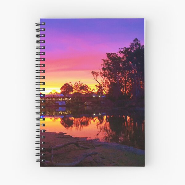Item preview, Sunset at Echuca Wharf on the Mighty Murry River designed and sold by PollyStewart.