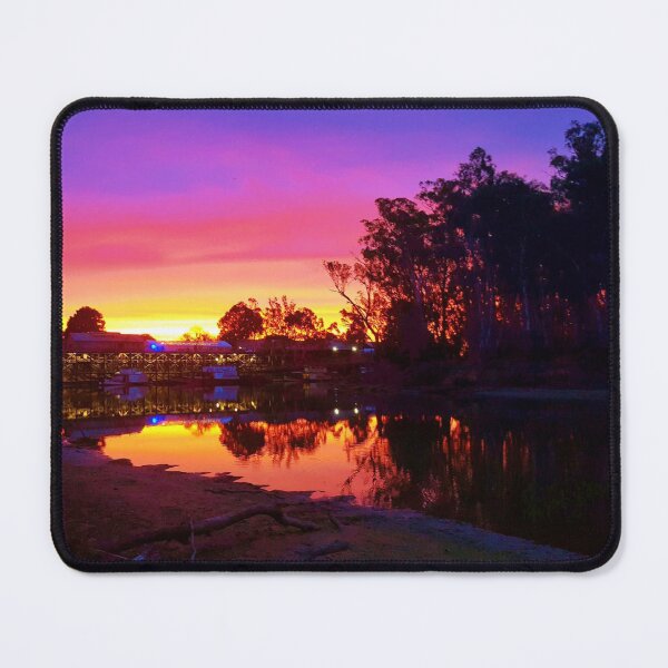 Item preview, Sunset at Echuca Wharf on the Mighty Murry River designed and sold by PollyStewart.
