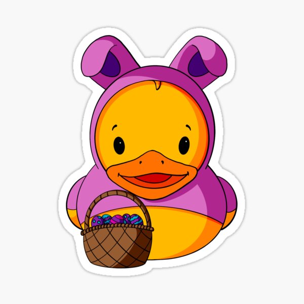 Item preview, Easter Bunny Costume Rubber Duck designed and sold by Alisha Ober Designs.