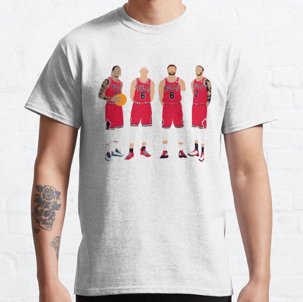 90s Bulls Shirts Chicago (Bulls) Flag -- Jordan|pippen|rodman|jackson Long Sleeve T-Shirt