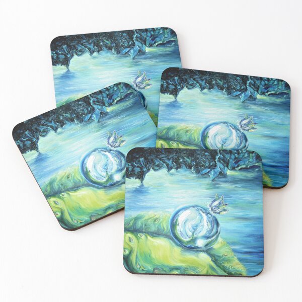 Item preview, Mystical water world/ Butterfly/ Cave/ Crystal ball/ Plant/Pattern designed and sold by EglesCreations.