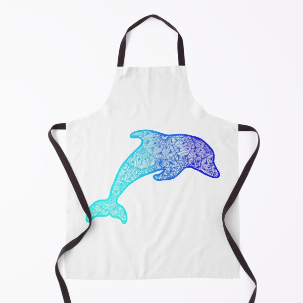 Artikelvorschau, Delphin Zentangle Aufkleber Meereskunst Strandkunst Meereskunst entworfen und verkauft von lucysbohodesign.
