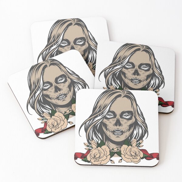 Item preview, Day of the Dead Cartoon Girl designed and sold by Fjabi.