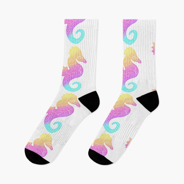 Item preview, Seahorse mandala sticker sea creature art designed and sold by lucysbohodesign.