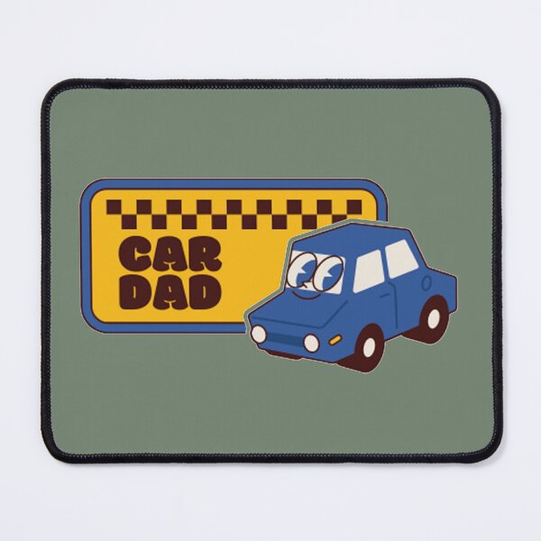 Item preview, Car Dad - Cartoon Car With Text designed and sold by Hallamalla.