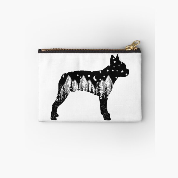 Item preview, boston terrier dog lover night mountain christmas gift designed and sold by alaechamlal.