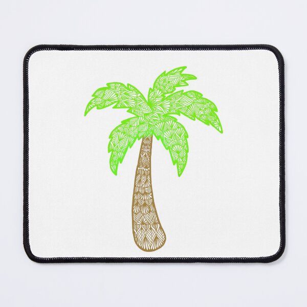 Item preview, Palm Tree sticker Zentangle tropical art island art beach art  designed and sold by lucysbohodesign.