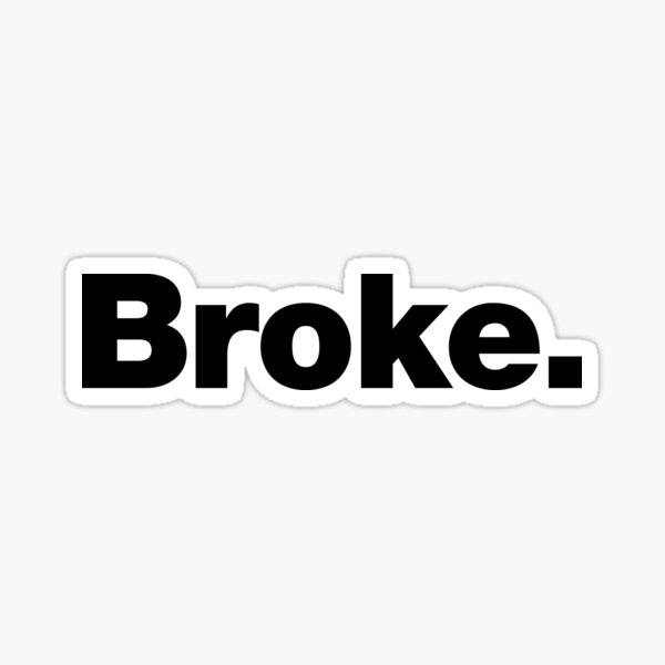 Broken sold supreme stickers