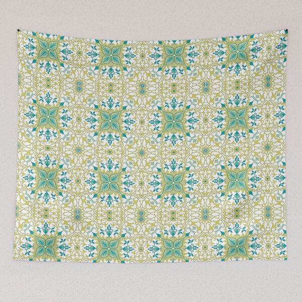 Item preview, Elegant Vine floral pattern/ white background  designed and sold by mycloudzdesign.