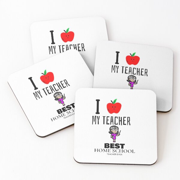 Item preview, BEST HOMESCHOOL TEACHER EVER I LOVE MY TEACHER designed and sold by BestCoolStuff.