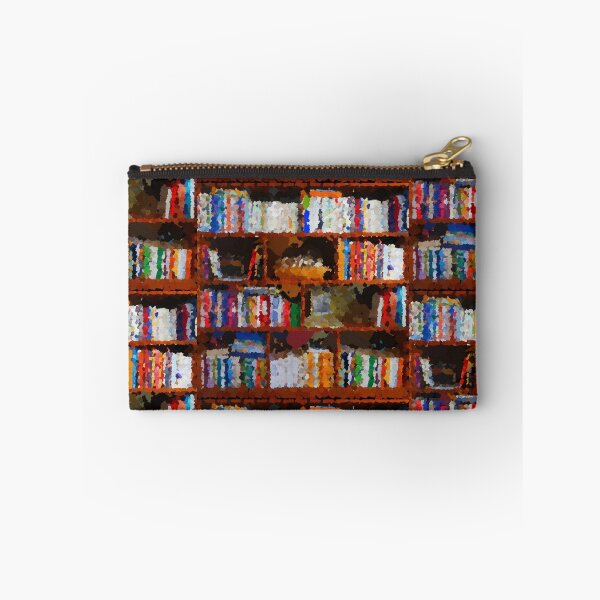 Item preview,  Vintage Book Shelf Painting, Antique Books designed and sold by McSeller.