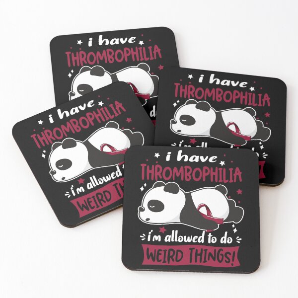 Item preview, Thrombophilia Warrior I Have Thrombophilia I Am Allowed To Do Weird Things! designed and sold by GennieShop.