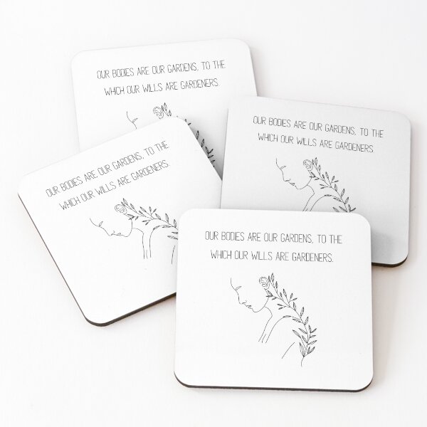 Item preview, Our bodies are our gardens Shakespeare Quote designed and sold by violet-hope.