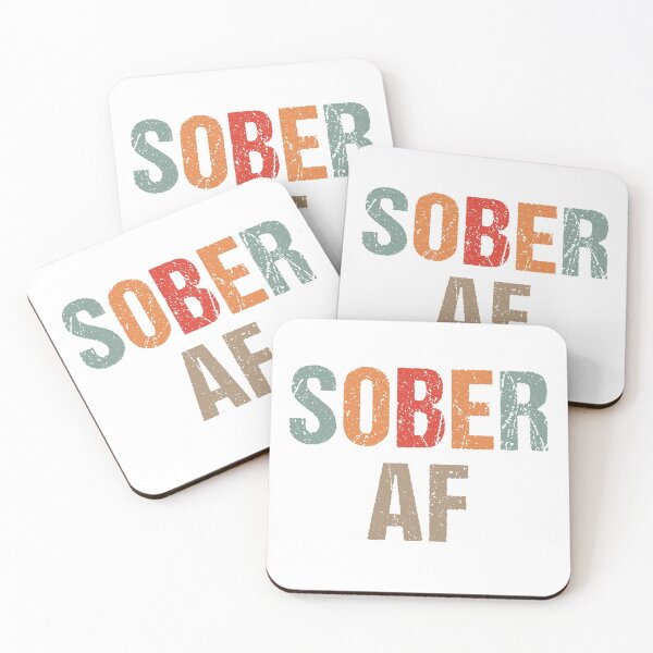Item preview, Sober Af Sobriety Inspiration Recovery Sober Life Pride designed and sold by Dream-bubble.