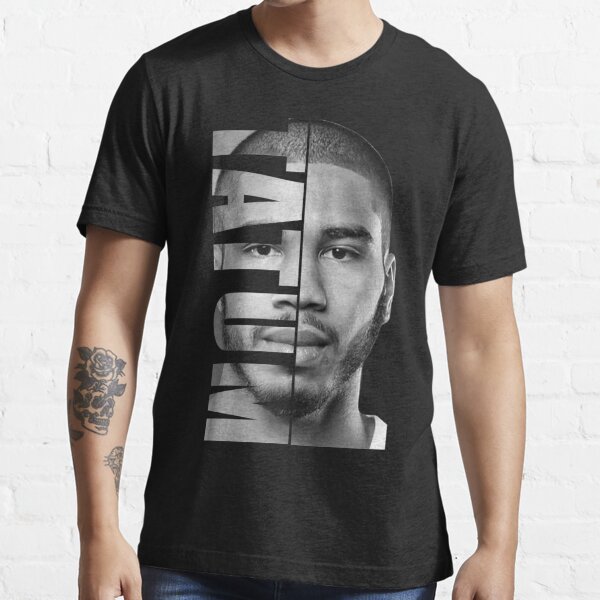 Jayson Tatum - Black / White Essential T-Shirt by AYA-Design