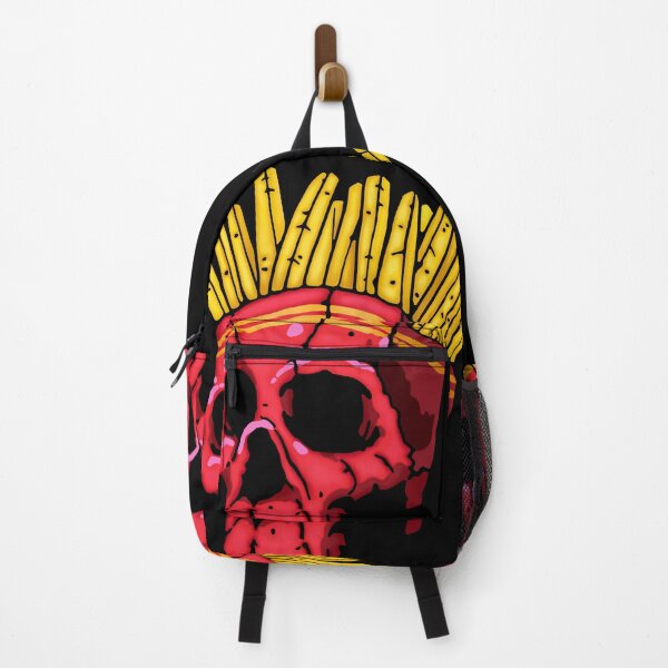 Item preview, Graffitti Skateboard Style Skull With Fries designed and sold by strawberryrawrr.