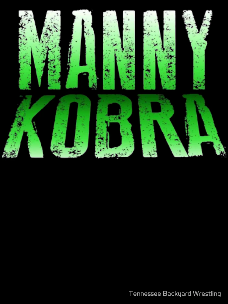 Thumbnail 7 von 7, Oversized T-Shirt, Manny Kobra Neue Merchandise designt und verkauft von Tennessee Backyard Wrestling.