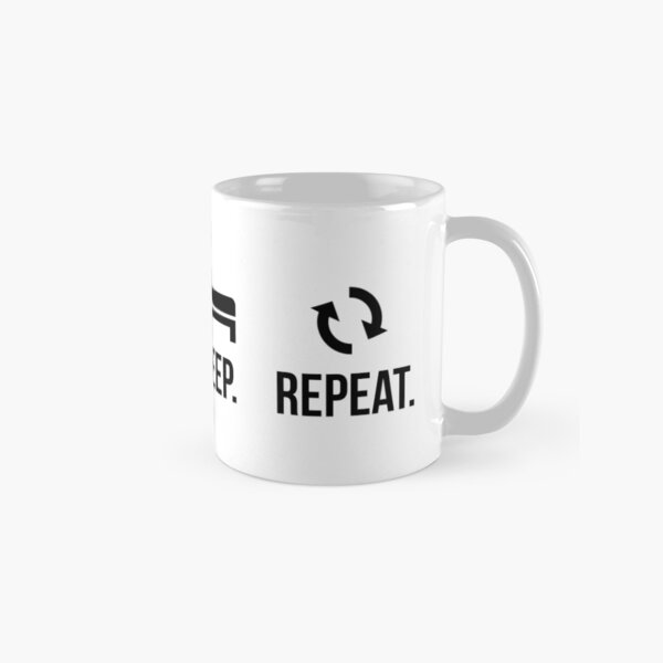 Eat. Sleep. Lift. Repeat. Classic Mug