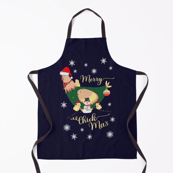 Item preview, Merry Chickmas Chicken Family Holiday with Funny Snowman designed and sold by ittybittyowl.