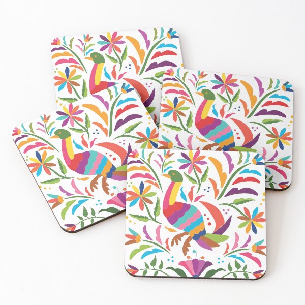 Item preview, Mexican Otomí Duck / Colorful & happy art by Akbaly designed and sold by Akbaly.